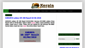 What Keralalotteryresult.org website looked like in 2019 (4 years ago)
