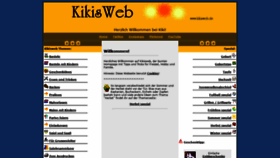 What Kikisweb.de website looked like in 2019 (6 years ago)