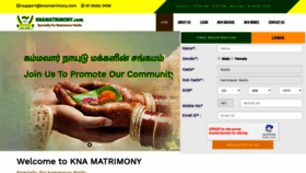 What Knamatrimony.com website looked like in 2019 (4 years ago)