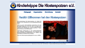 What Klosterspatzen.de website looked like in 2019 (4 years ago)