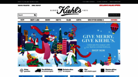 What Kiehls.co.uk website looked like in 2019 (4 years ago)