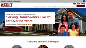 What Kenthomeservices.com website looked like in 2019 (4 years ago)