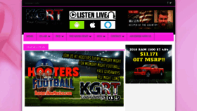 What Kgrt.com website looked like in 2019 (4 years ago)