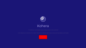 What Kohera.co.uk website looked like in 2019 (4 years ago)