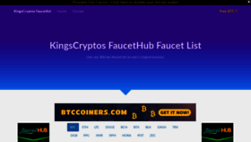 What Kingscryptos.com website looked like in 2019 (4 years ago)