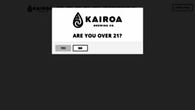 What Kairoa.com website looked like in 2019 (4 years ago)