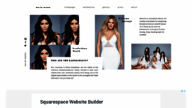 What Kardashianworld.net website looked like in 2019 (4 years ago)