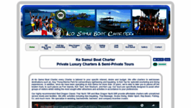 What Kosamuiboatcharter.com website looked like in 2019 (4 years ago)