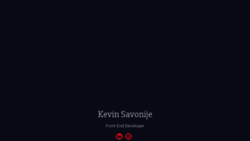 What Kevinsavonije.nl website looked like in 2019 (4 years ago)