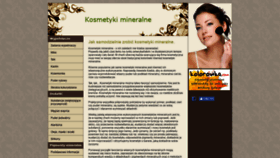 What Kosmetyki-mineralne.eu website looked like in 2019 (4 years ago)