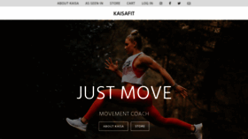 What Kaisafit.com website looked like in 2019 (4 years ago)