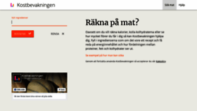 What Kostbevakningen.se website looked like in 2019 (4 years ago)