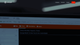 What Kpler.com website looked like in 2019 (6 years ago)