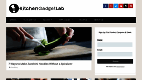 What Kitchengadgetlab.com website looked like in 2019 (4 years ago)