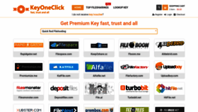 What Keyoneclick.com website looked like in 2019 (4 years ago)