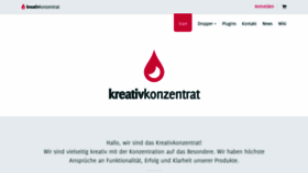 What Kreativkonzentrat.de website looked like in 2019 (4 years ago)