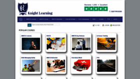 What Knightlearning.com website looked like in 2019 (4 years ago)