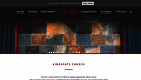What Kingsgatechurch.org.uk website looked like in 2019 (4 years ago)