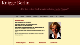 What Knigge-berlin.de website looked like in 2019 (4 years ago)