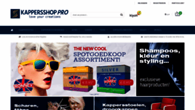 What Kappersshoppro.com website looked like in 2019 (4 years ago)