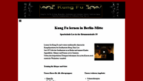 What Kung-fu-berlin.de website looked like in 2019 (4 years ago)