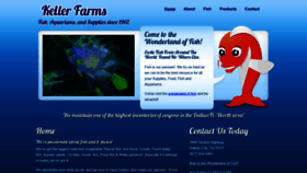 What Kellerfish.com website looked like in 2019 (4 years ago)