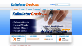 What Kalkulatorgrosir.com website looked like in 2019 (4 years ago)