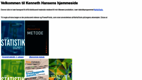What Kennethhansen.net website looked like in 2019 (4 years ago)
