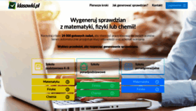 What Klasowki.pl website looked like in 2019 (4 years ago)