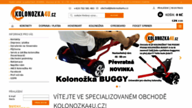 What Kolonozka4u.cz website looked like in 2019 (4 years ago)
