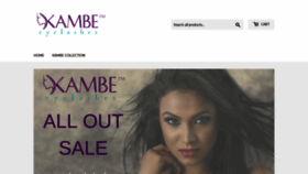 What Kambelashes.com website looked like in 2019 (4 years ago)