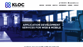 What Kloc.co.uk website looked like in 2019 (4 years ago)