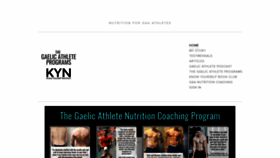 What Knowyourselfnutrition.com website looked like in 2019 (4 years ago)