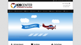 What K20center.ou.edu website looked like in 2019 (4 years ago)