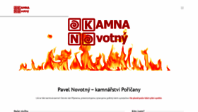 What Kamnanovotny.cz website looked like in 2019 (4 years ago)
