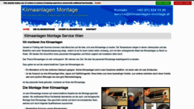 What Klimaanlagen-montage.at website looked like in 2019 (4 years ago)