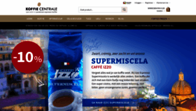 What Koffiecentrale.com website looked like in 2019 (4 years ago)