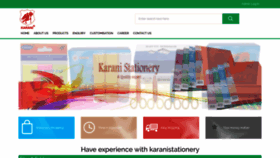 What Karanistationery.com website looked like in 2019 (4 years ago)