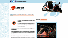 What Kickstartcabs.com website looked like in 2019 (4 years ago)