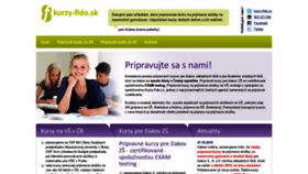 What Kurzy-fido.sk website looked like in 2019 (4 years ago)