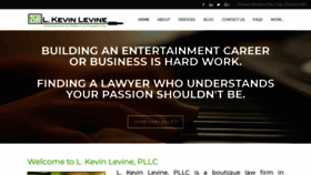 What Kevinlevine.com website looked like in 2019 (4 years ago)