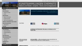 What Kunstsammlungen-chemnitz.de website looked like in 2019 (4 years ago)