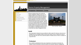 What Karmapropertymanagement.com website looked like in 2019 (4 years ago)
