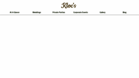 What Klocsgrove.com website looked like in 2019 (4 years ago)