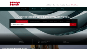 What Knightfrank.co.za website looked like in 2019 (4 years ago)