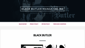 What Kuroshitsuji-manga.com website looked like in 2019 (4 years ago)
