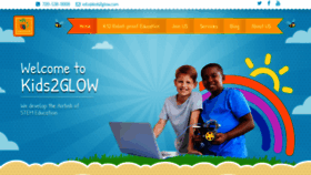 What Kids2glow.com website looked like in 2019 (4 years ago)