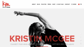 What Kristinmcgee.com website looked like in 2019 (4 years ago)