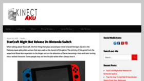 What Kinectaku.com website looked like in 2019 (4 years ago)