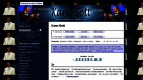 What Karel-gott.cz website looked like in 2019 (6 years ago)